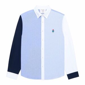 Rowing Blazers Paddington Oxford Color Block Button Down Blue Color Block